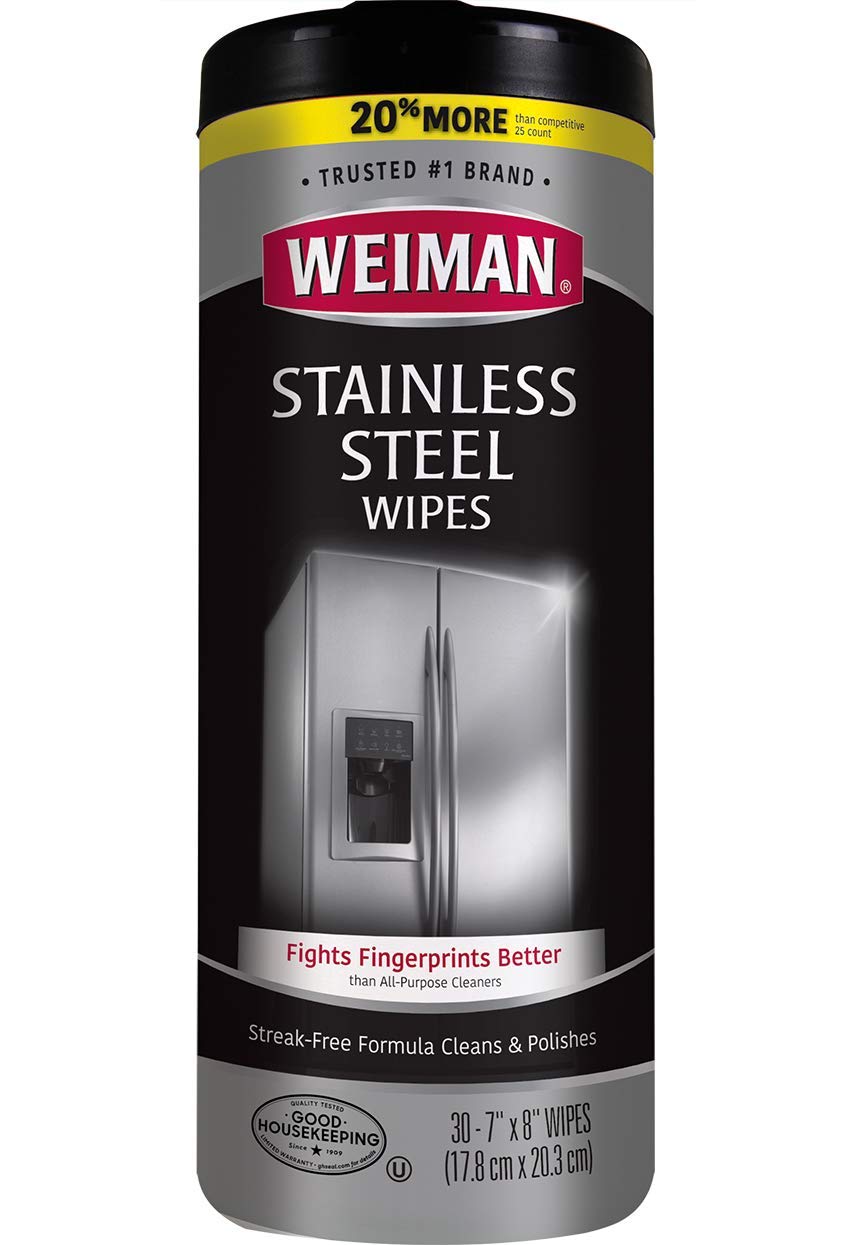 Weiman Products Stainless Steel Wipes 30 Count (Pack of 1)