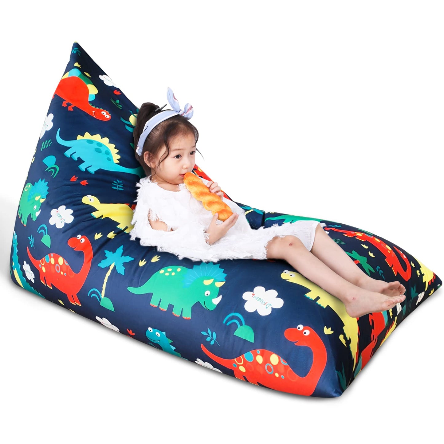 Jorbest Stuffed Animal Storage Bean Bag Chair for Kids and Adults