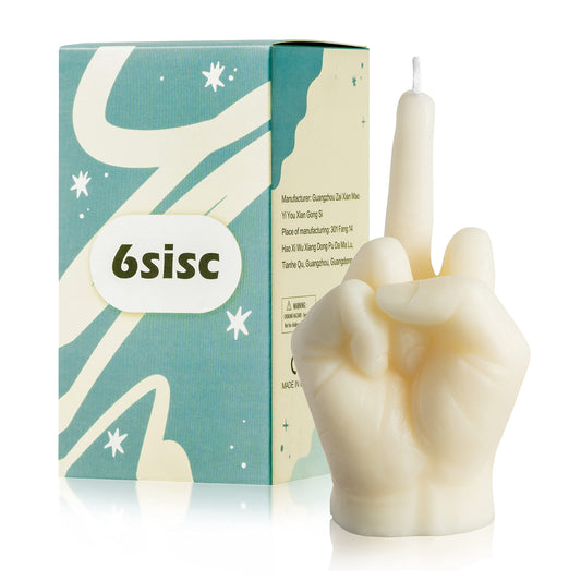 Middle Finger Scented Candle  Pine Fragrance Soy Wax Aromatherapy