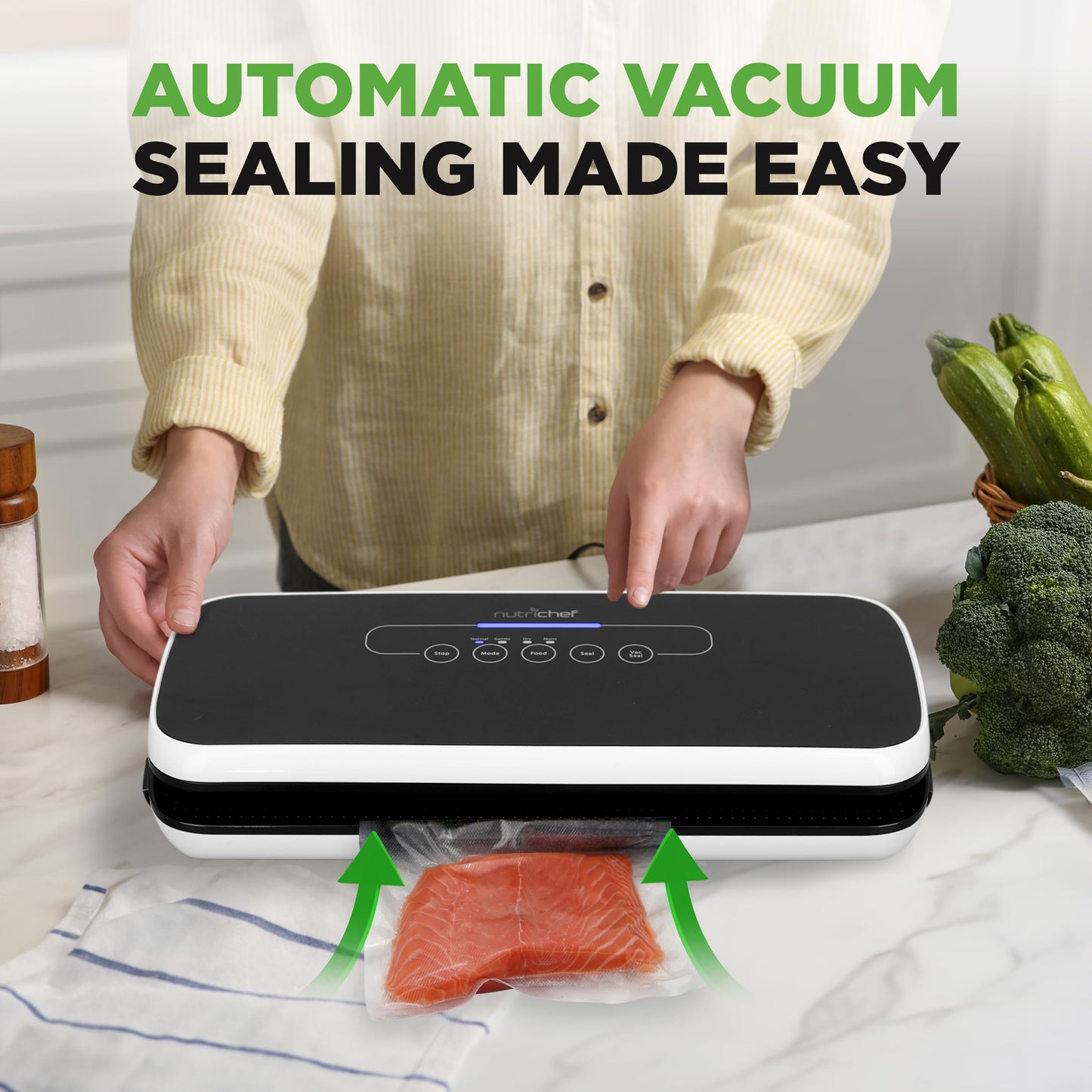 NutriChef Automatic Vacuum Air Sealing System